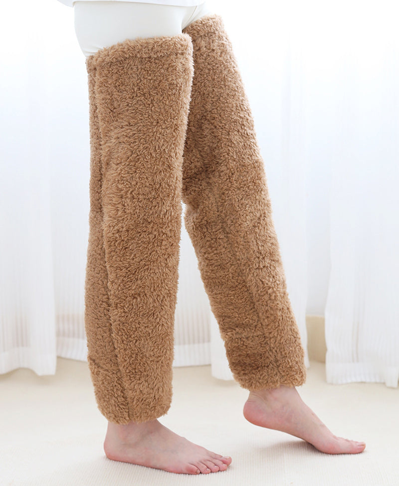 Cozy Over Knee High Fuzzy Warm Socks - Perfect for Winter Comfort and Cold-Proof Protection