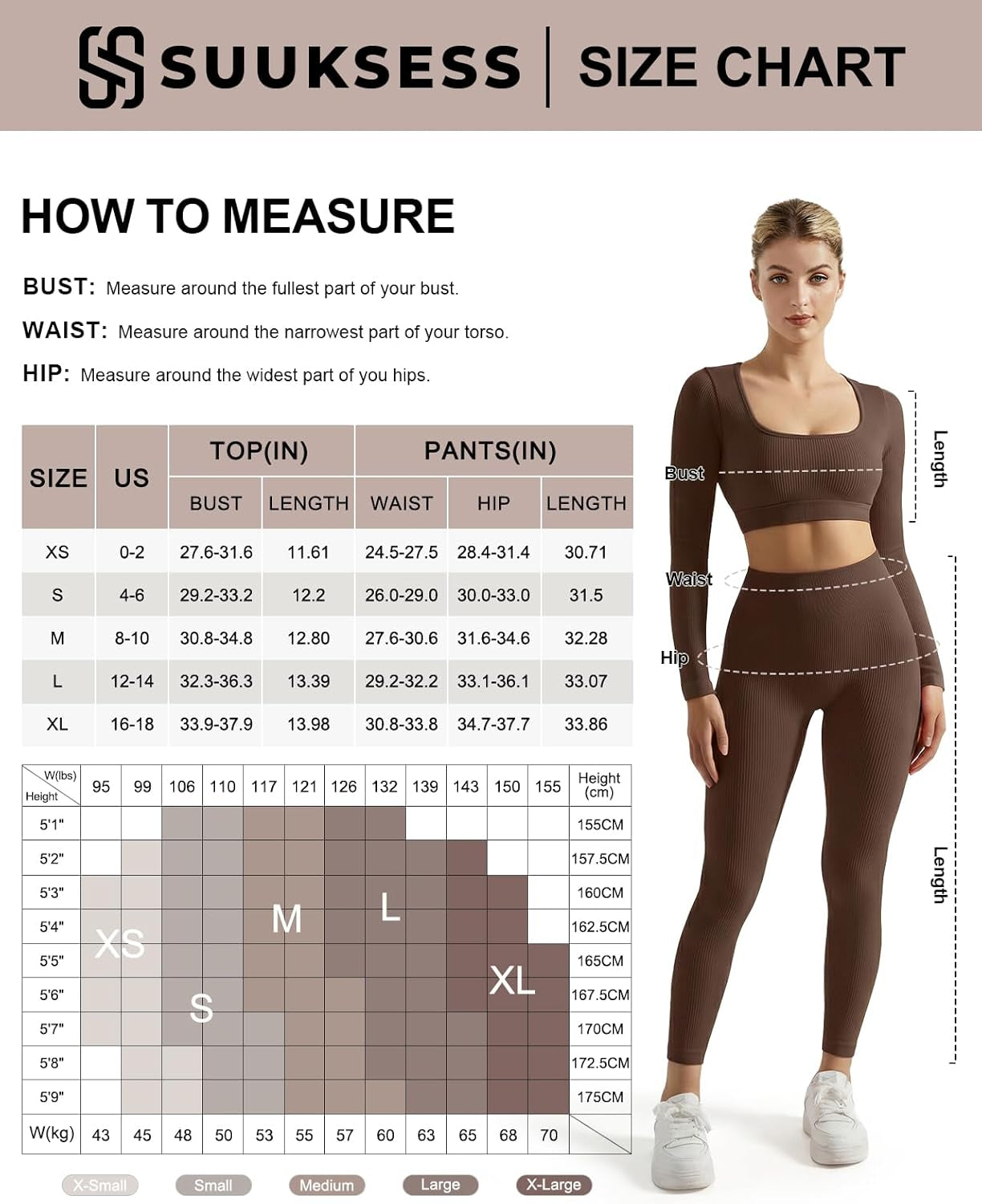 2 Piece Workout Sets for Women Long Sleeve Gym Sets Woman Butt Lifting Leggings Open Back Crop Tops