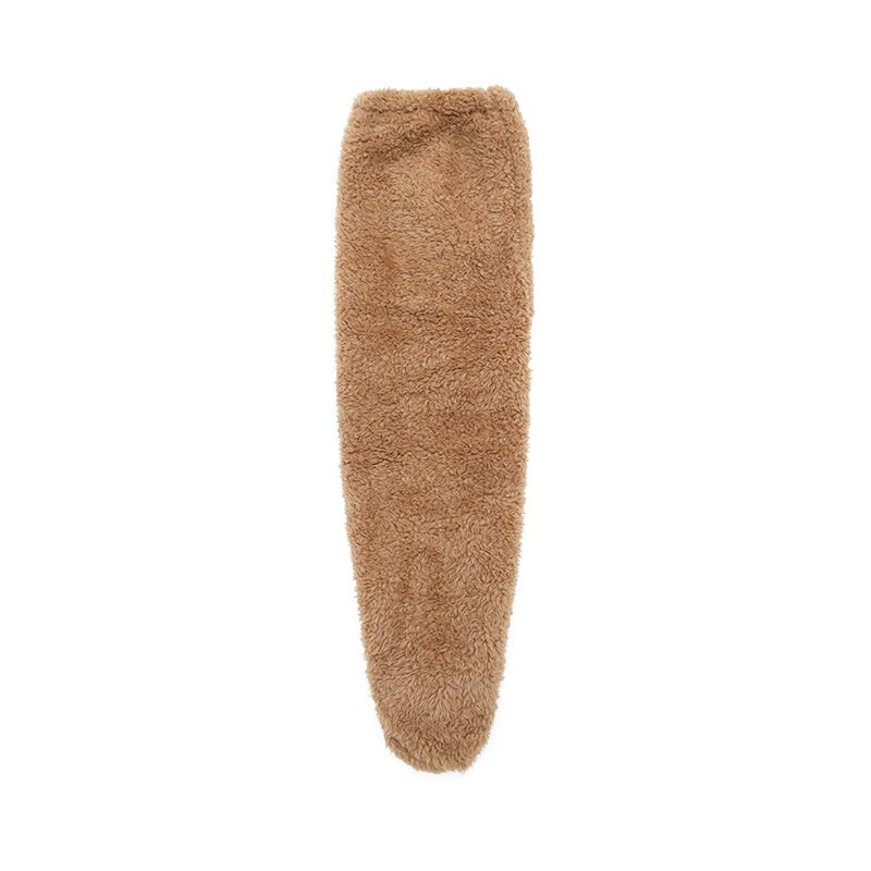Cozy Over Knee High Fuzzy Warm Socks - Perfect for Winter Comfort and Cold-Proof Protection