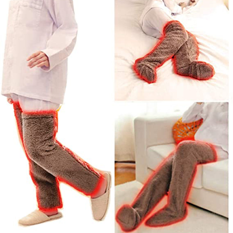 Cozy Over Knee High Fuzzy Warm Socks - Perfect for Winter Comfort and Cold-Proof Protection